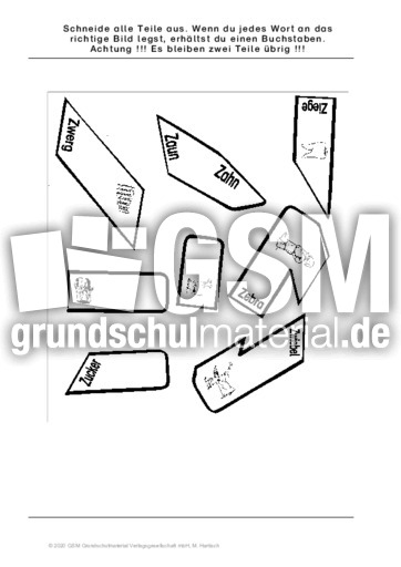 Buchstabenpuzzle Buchstabenpuzzle 2 Buchstaben Deutsch Klasse 1 Grundschulmaterial De