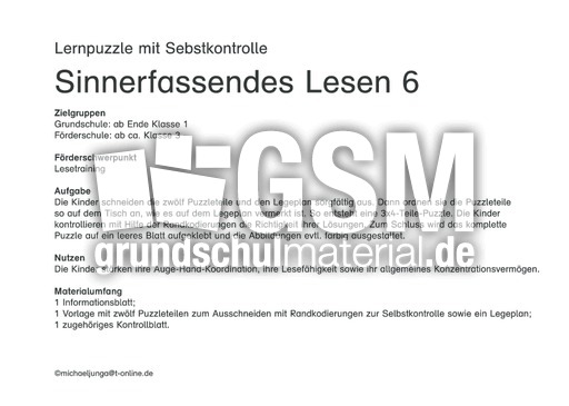 Sinnerfassendes Lesen 06 d - Sinnerfassendes Lesen - Lesen ...