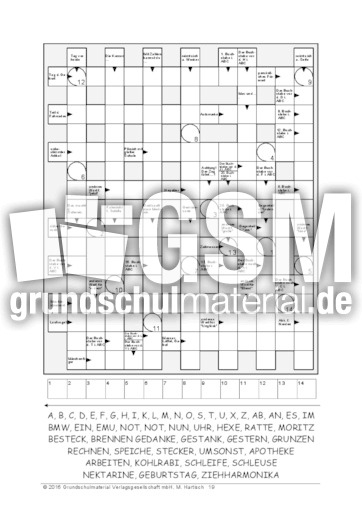 kreuzwortratsel 06 kreuzwortratsel kreuzwortratsel silbenratsel wabenratsel wortratsel labyrinth und quizhefte deutsch klasse 4 grundschulmaterial de