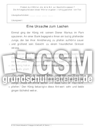 Lustige Geschichten Schwer Lustige Geschichten Stolperworter Lustige Geschichten Lesegenauigkeit Schulen Deutsch Klasse 4 Grundschulmaterial De