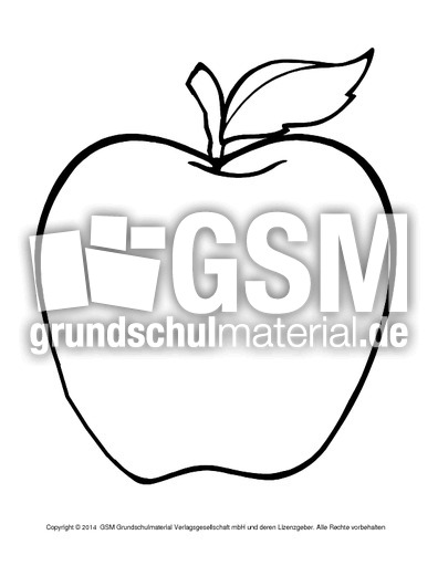 Apfel Zum Ausschneiden Ausschneidemotive Herbst Herbst Jahreszeiten Hus Klasse 2 Grundschulmaterial De