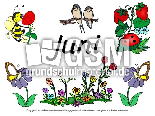 Juni Kalender Clipart