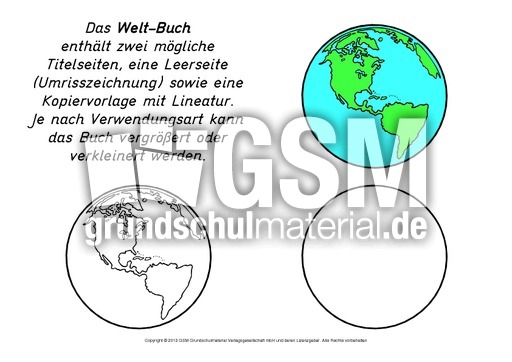 Mini Buch Welt Mini Bucher Verschiedenes Lapbook Vorlagen Material Klasse 2 Grundschulmaterial De