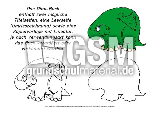 Mini Buch Dino Minibucher Tiere Lapbook Vorlagen Material Klasse 2 Grundschulmaterial De