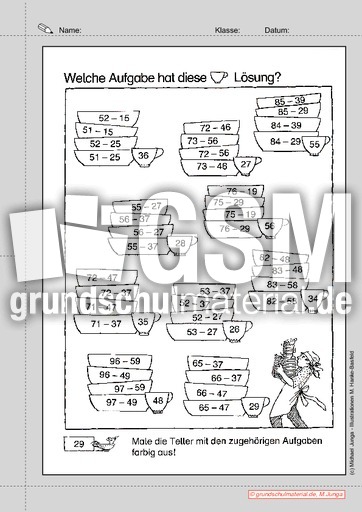 Lernpaket Rechnen Arbeitsbl\u00c3 \u00c2\u00a4tter Mathe Klasse 2 Pictures to pin on Pinterest