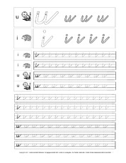 Arbeitsblatt In Der Grundschule Schreiblehrgange Schreibschrift Grundschulmaterial Fibel Deutsch Klasse 1 Grundschulmaterial De