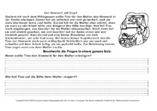 Fragen Zum Text Beantworten In Der Grundschule Arbeitsblatter Lesetraining Lesen Deutsch Klasse 2 Grundschulmaterial De