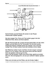 Lese Mal Schreib Geschichten Lesen Und Malen Lesen Deutsch Klasse 2 Grundschulmaterial De