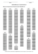 Tausenderfeld In Der Grundschule Arbeitsblatter Erweiterung Des Zahlenraums Mathe Klasse 3 Grundschulmaterial De