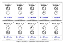Fahrzeiten - Arbeitsblätter - Uhrzeiten - Mathe Klasse 3 ...
